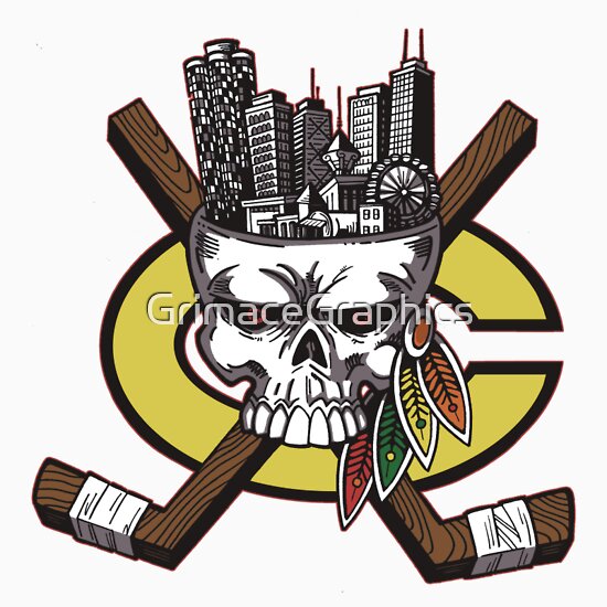 blackhawks skull