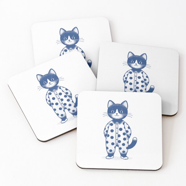 Item preview, Sleepy Polka Dot Cat designed and sold by zzz888.