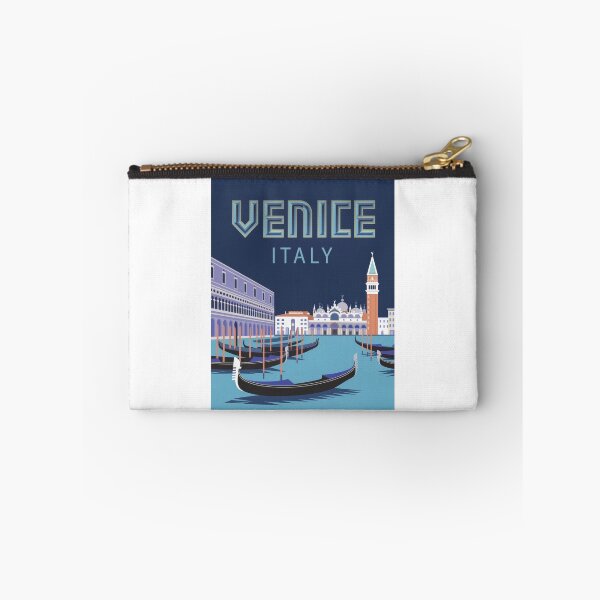 Item preview, Travel Poster Venice Italy – Retro VintageVenice Italy – Retro Vintage Travel Illustration with Gondolas and St. Mark’s Square designed and sold by pod24.