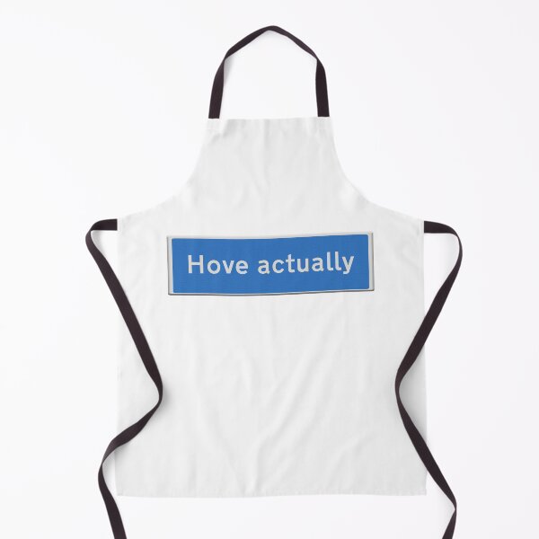 Item preview, Blue city road sign Hove actually. designed and sold by funkyworm.