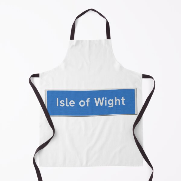 Item preview, Blue city road sign island Isle of Wight designed and sold by funkyworm.