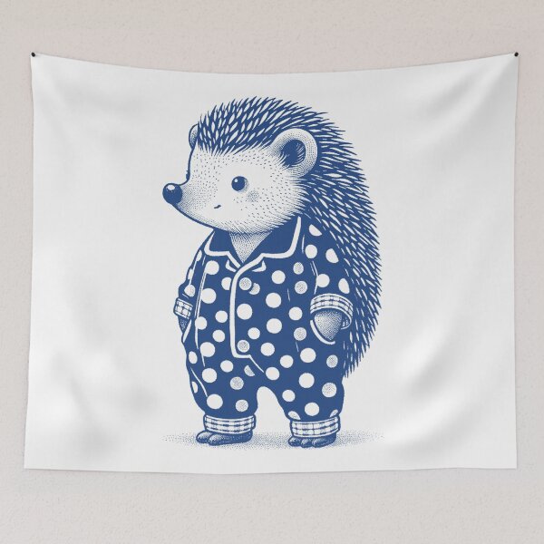 Item preview, Polka Dot Pajama Hedgehog designed and sold by zzz888.