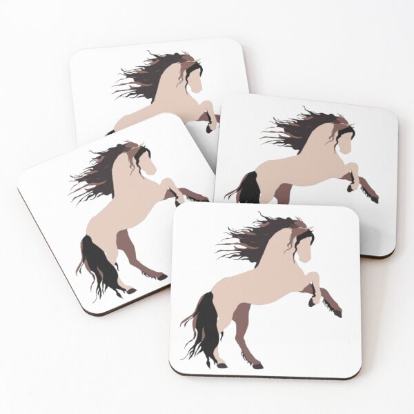 Item preview, Wild Horse Vector- white designed and sold by doodlearts7.
