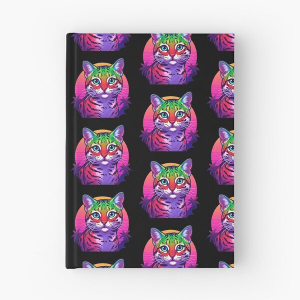 Item preview, Synthwave Cat designed and sold by Tw1nsAIArt.