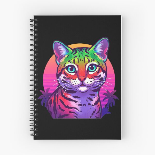 Item preview, Synthwave Cat designed and sold by Tw1nsAIArt.