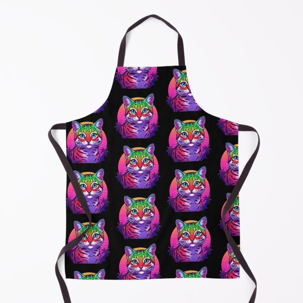 Item preview, Synthwave Cat designed and sold by Tw1nsAIArt.