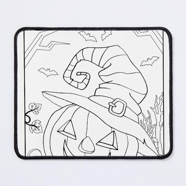 Item preview, Halloween #17 Coloring Page Pattern designed and sold by DavidColoring.