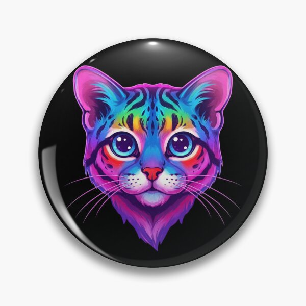Item preview, Synthwave Cat designed and sold by Tw1nsAIArt.