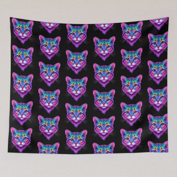 Item preview, Synthwave Cat designed and sold by Tw1nsAIArt.