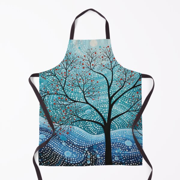 Item preview, Aboriginal Inspired Dot Art - Winter Bloom designed and sold by GrinGalore.