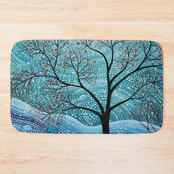Item preview, Aboriginal Inspired Dot Art - Winter Bloom designed and sold by GrinGalore.