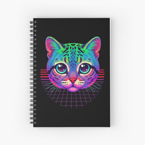 Item preview, Synthwave Cat designed and sold by Tw1nsAIArt.