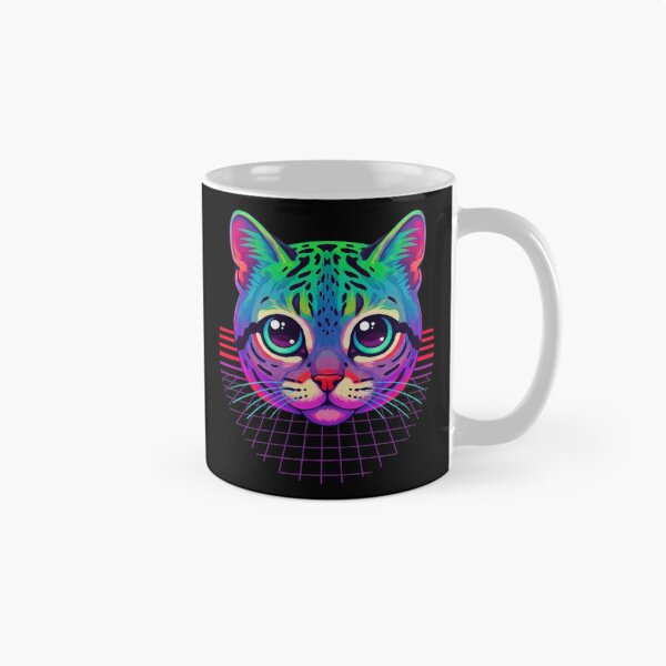 Item preview, Synthwave Cat designed and sold by Tw1nsAIArt.