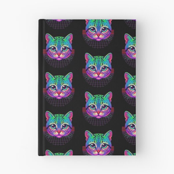 Item preview, Synthwave Cat designed and sold by Tw1nsAIArt.