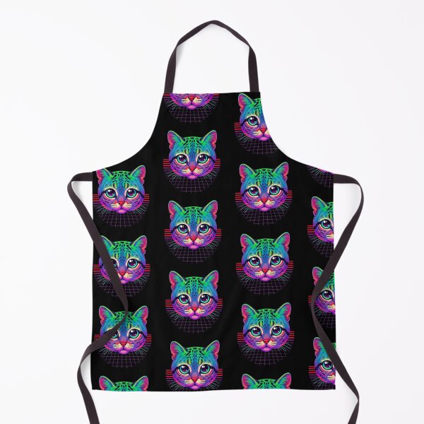 Item preview, Synthwave Cat designed and sold by Tw1nsAIArt.