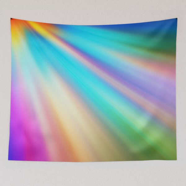Item preview, Vivid Multicolor Light Streaks - Energetic Abstract Design designed and sold by Patternair.