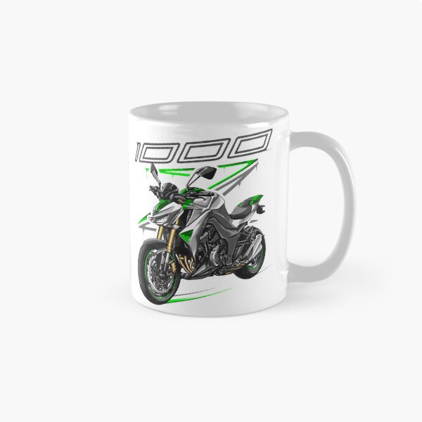 Item preview, Kawasaki Z1000 2014 (SE Golden Blazed Green &  Metallic Graphite Gray) for Motorcycle Riders designed and sold by MotoApparelHub.