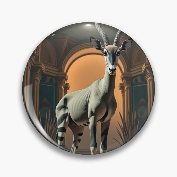 Item preview, Antelope in the Library designed and sold by HabitableMoons.