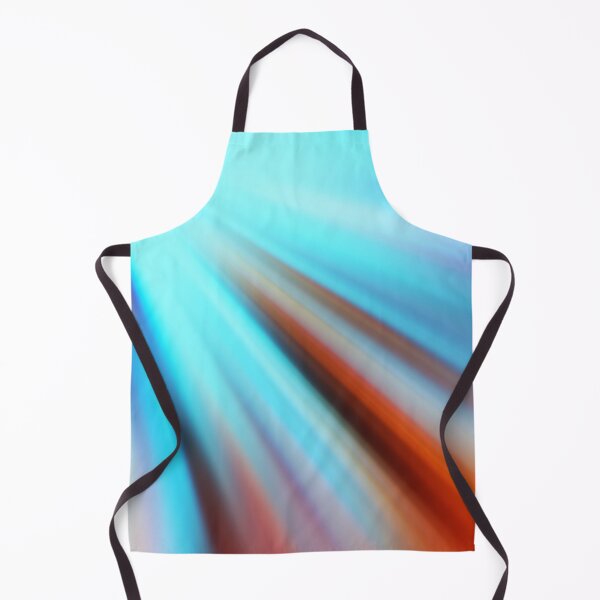 Item preview, Cool Blue and Orange Light Rays - Abstract Energy Art designed and sold by Patternair.