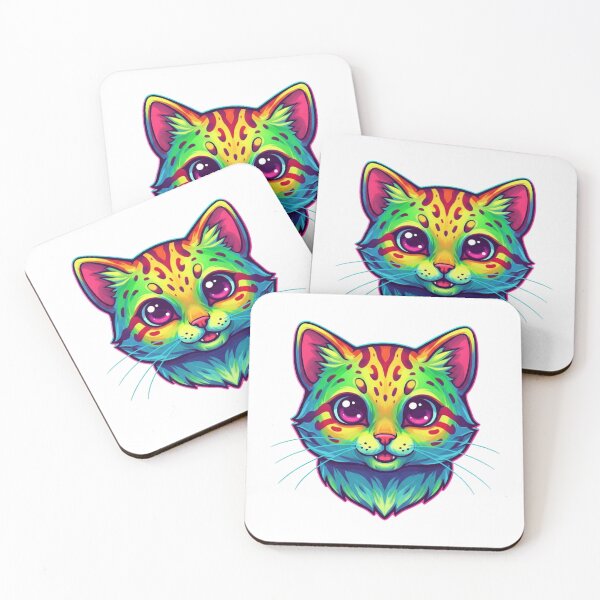 Item preview, Synthwave Cat designed and sold by Tw1nsAIArt.
