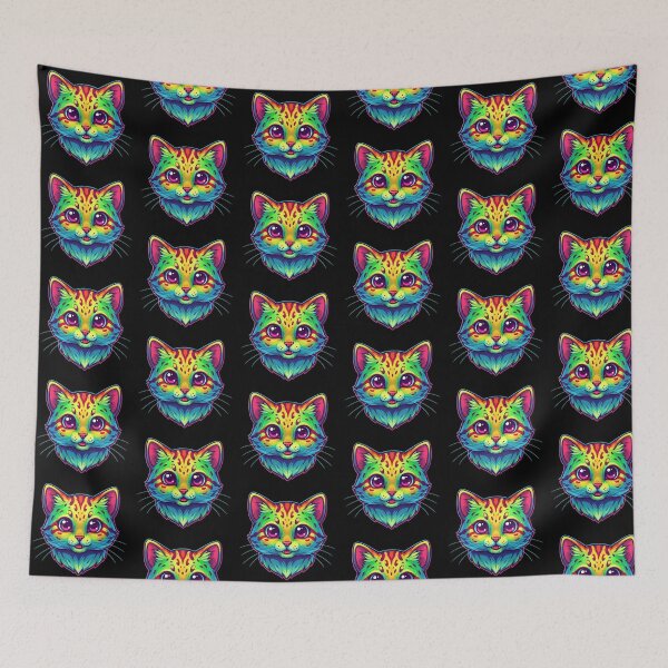 Item preview, Synthwave Cat designed and sold by Tw1nsAIArt.