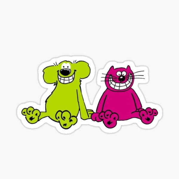 Item preview, Roobarb and Custard Cartoon Dog and Cat designed and sold by davedonut.