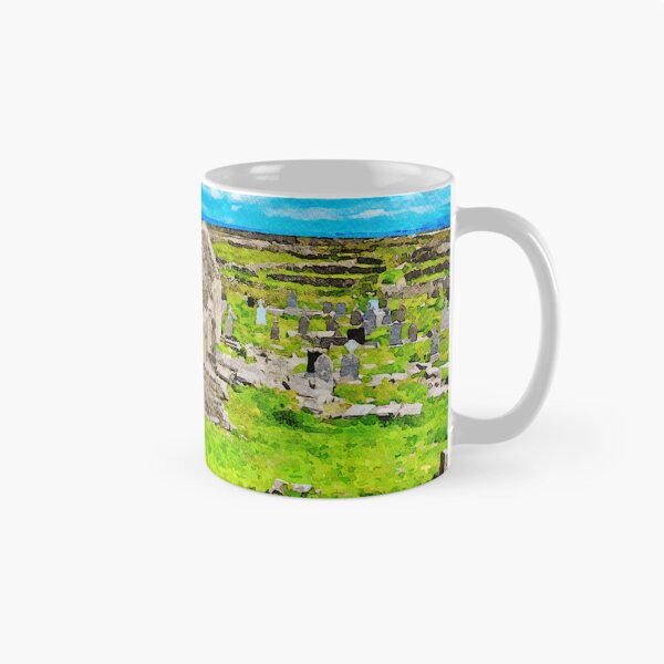 Item preview, Ancient stone ruins of the Seven Churches on Inishmore, Aran Islands,Ireland designed and sold by GestaltImagery.