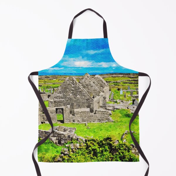 Item preview, Ancient stone ruins of the Seven Churches on Inishmore, Aran Islands,Ireland designed and sold by GestaltImagery.