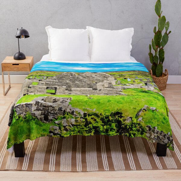 Item preview, Ancient stone ruins of the Seven Churches on Inishmore, Aran Islands,Ireland designed and sold by GestaltImagery.