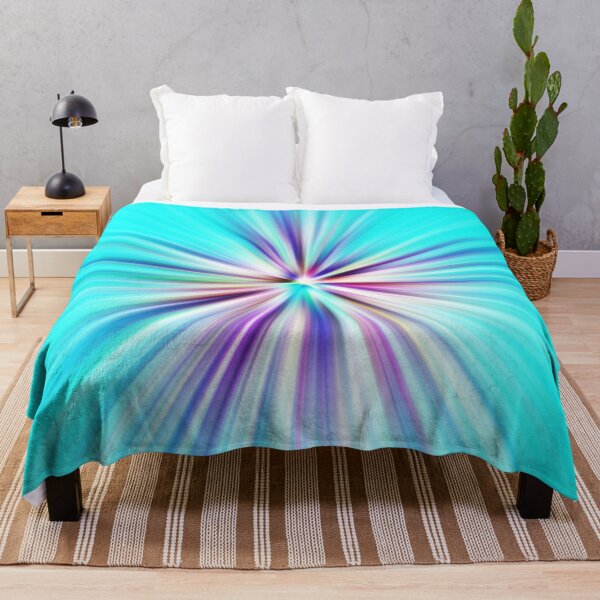Item preview, Cool Aqua Starburst - Minimalist Abstract Light Design designed and sold by Patternair.