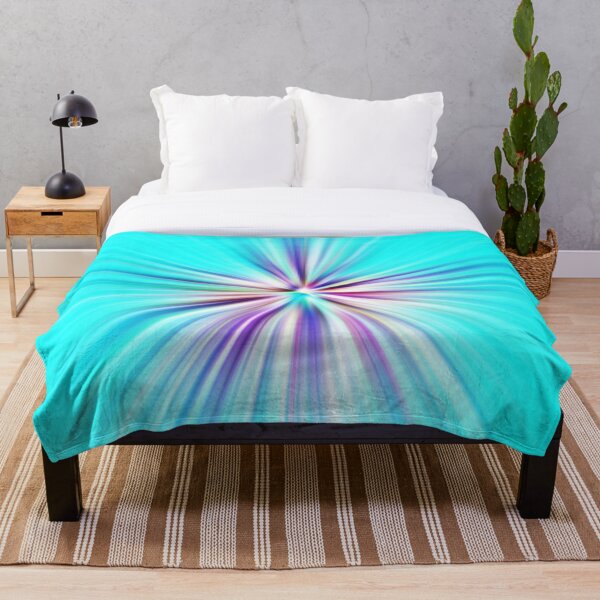 Item preview, Cool Aqua Starburst - Minimalist Abstract Light Design designed and sold by Patternair.