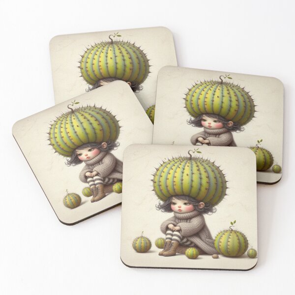 Item preview, Horned Melon Girl designed and sold by Beyondnote-Art.