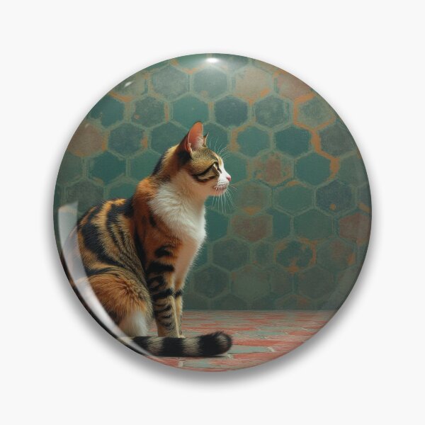 Item preview, Calico Cat in Three Dimensions designed and sold by HabitableMoons.