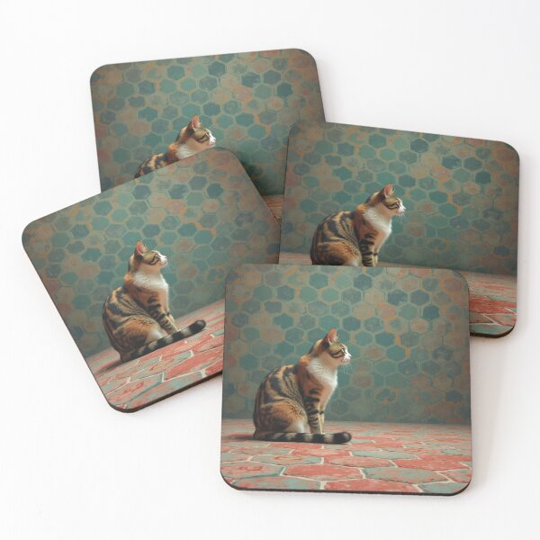 Item preview, Calico Cat in Three Dimensions designed and sold by HabitableMoons.