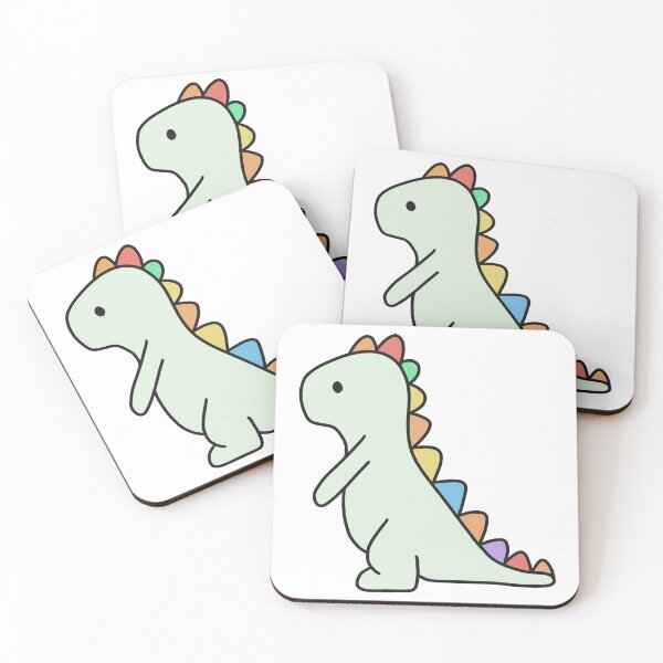 Item preview, Cute Kawaii Dinosaur | Pastel Rainbow Dino | Adorable Cartoon T-Rex designed and sold by The styles.