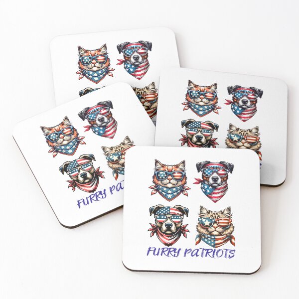 Item preview, Furry Patriots designed and sold by HarmonyCreation.