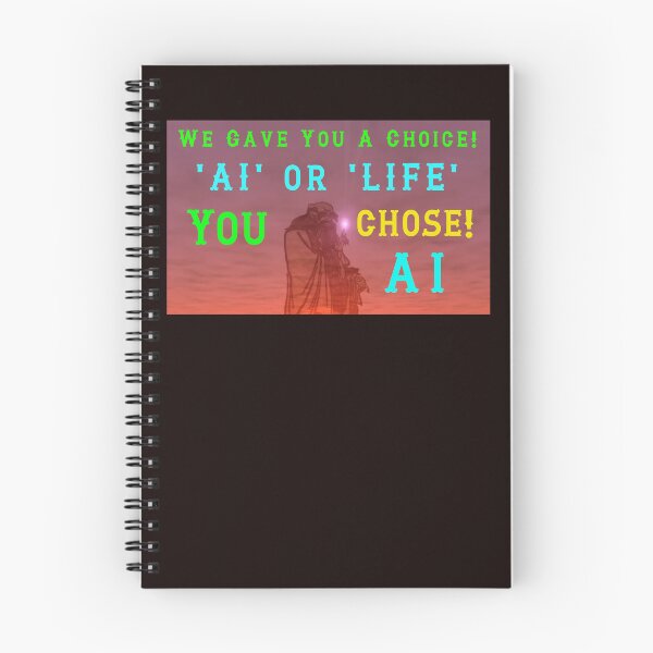 Item preview, Choose AI Or Life designed and sold by AlienAlmanac.