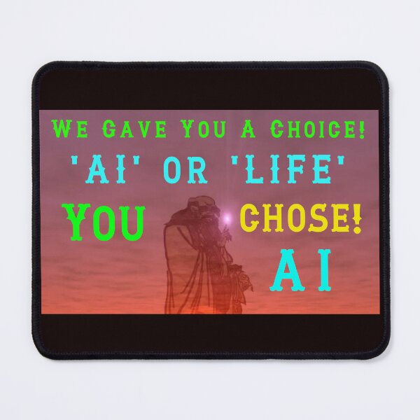 Item preview, Choose AI Or Life designed and sold by alien almanac.