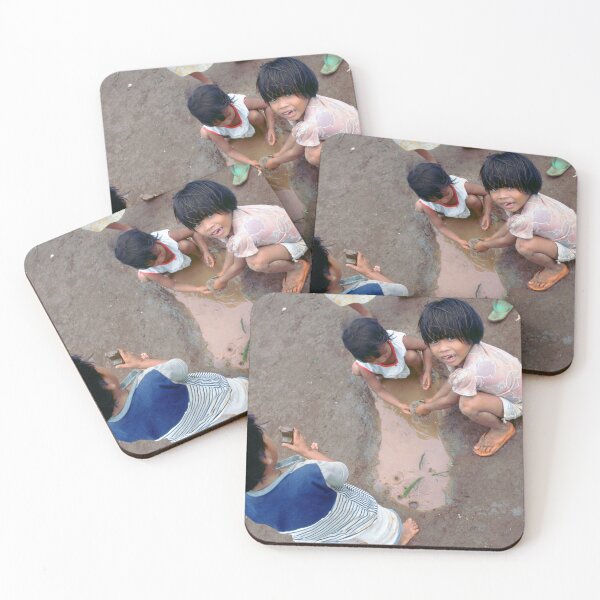 Item preview, Children Playing in Puddles, Philippines designed and sold by JonDelorme.