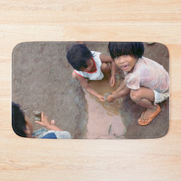Item preview, Children Playing in Puddles, Philippines designed and sold by JonDelorme.