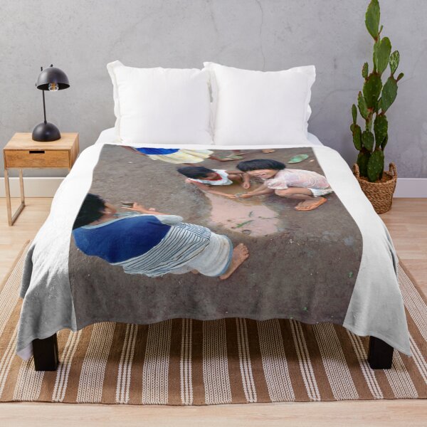 Item preview, Children Playing in Puddles, Philippines designed and sold by JonDelorme.