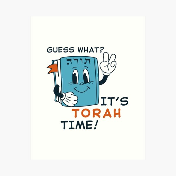 Item preview, Funny Jewish It's Torah Time Gift for Rabbi Jewish Teacher designed and sold by JMMJudaica.