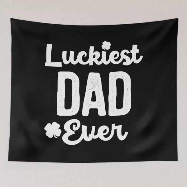 Item preview, Luckiest Dad Ever Clover St Patrick's Day T-Shirt designed and sold by StreetArtPro.