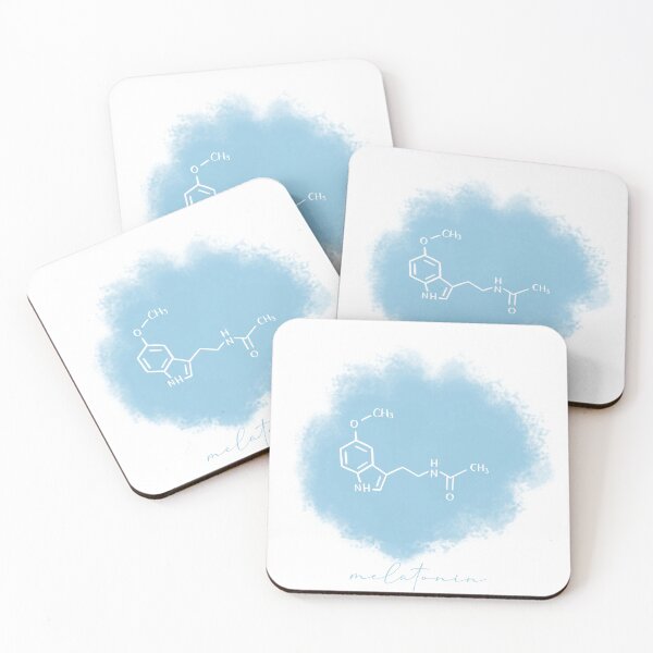 Item preview,  Melatonin chemistry molecule  designed and sold by dudaoliveira.art.