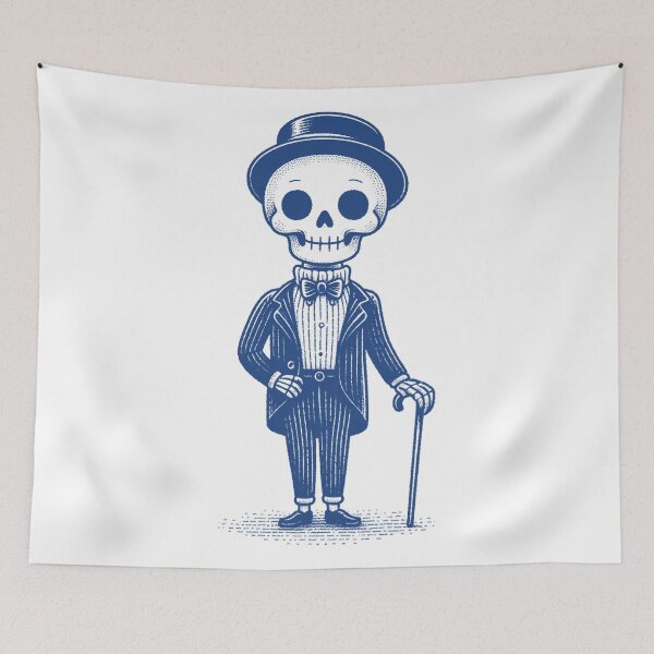 Item preview, Vintage Dapper Skeleton designed and sold by zzz888.