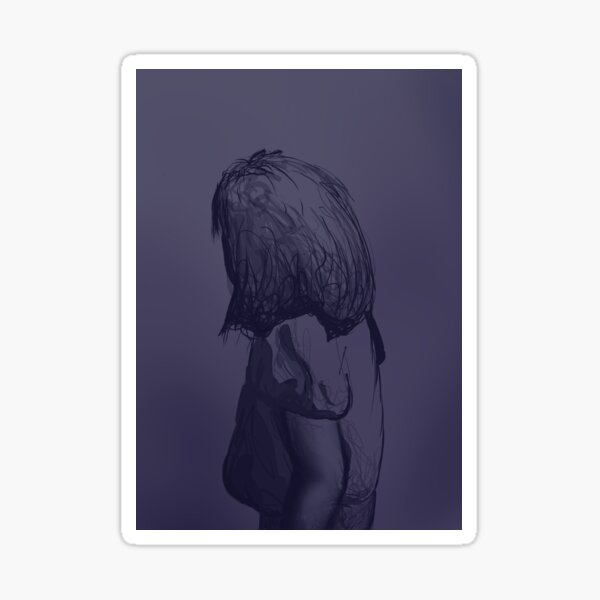Vista previa del artículo con la obra «Mujer mirando hacia otro lado», diseñado y vendido por TheVinesAndIvy.