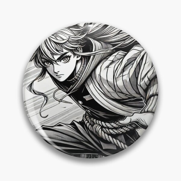 Artikelvorschau, Dynamischer Actioncharakter im Manga-Stil entworfen und verkauft von BogskyShop.