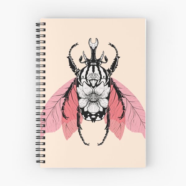 Item preview, Pink spring flower bug designed and sold by Luckagrafika.