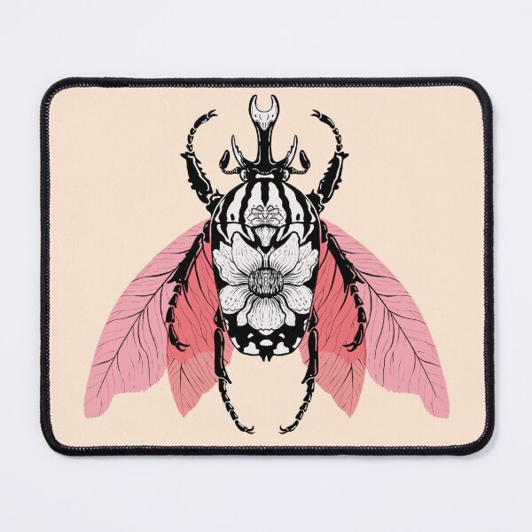 Item preview, Pink spring flower bug designed and sold by Luckagrafika.