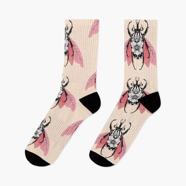 Item preview, Pink spring flower bug designed and sold by Luckagrafika.